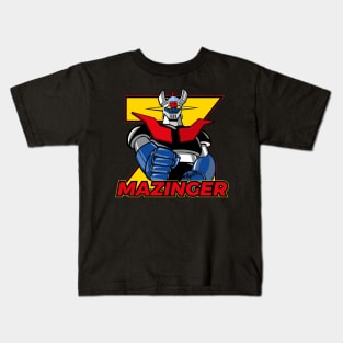 Mazinger Z Goldorak Mecha Kids T-Shirt